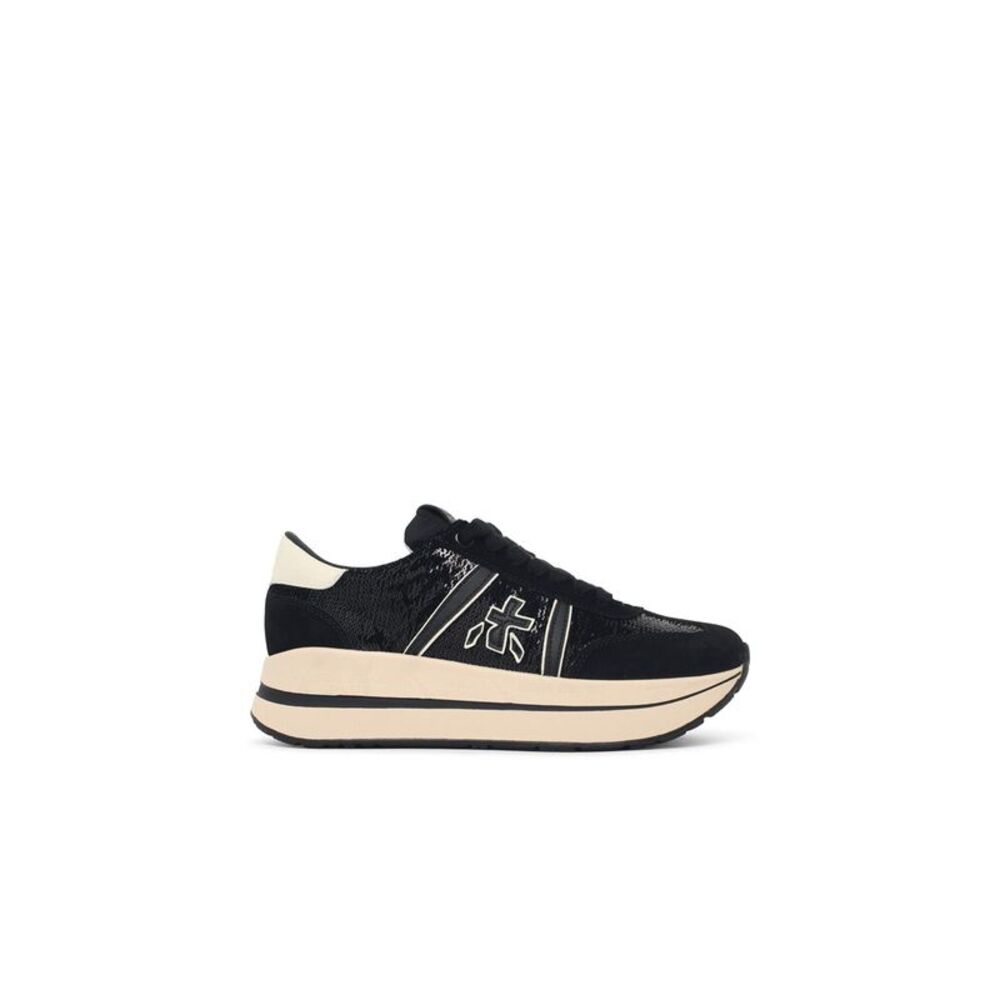Premiata 'Bethcoin' Grey Fabric Blend Sneakers Women